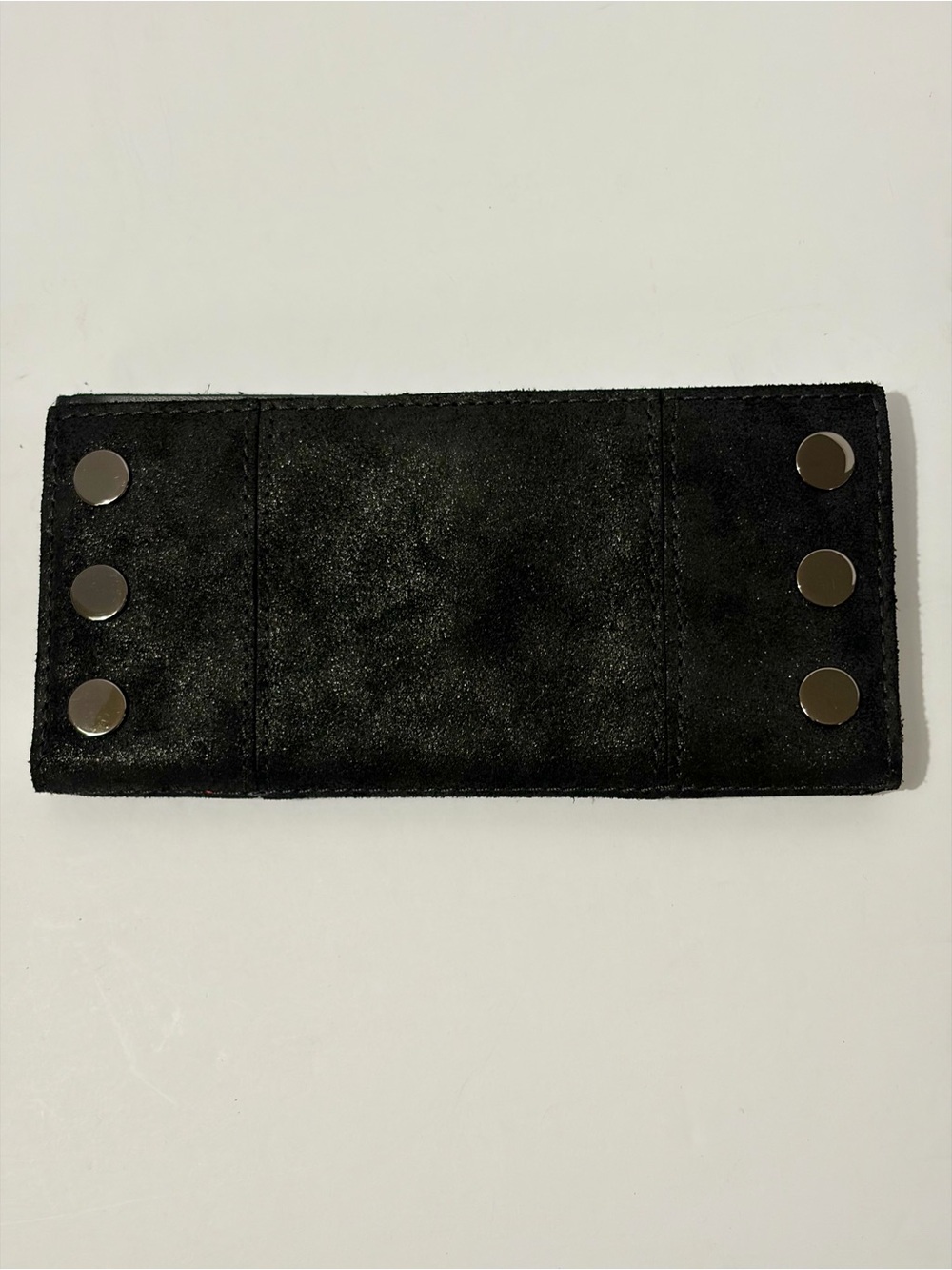Hammitt Black 110 North Wallet in Space Buffed Suede/Gunmetal Hardware - Picture 3 of 10